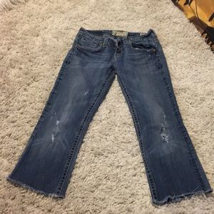 MEK MYKONOS 26x22 **cut to Capri Jeans length